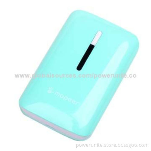 Fashionable Design Mobile Power Bank for iPhone with 6,600mAh, Dual USB Output